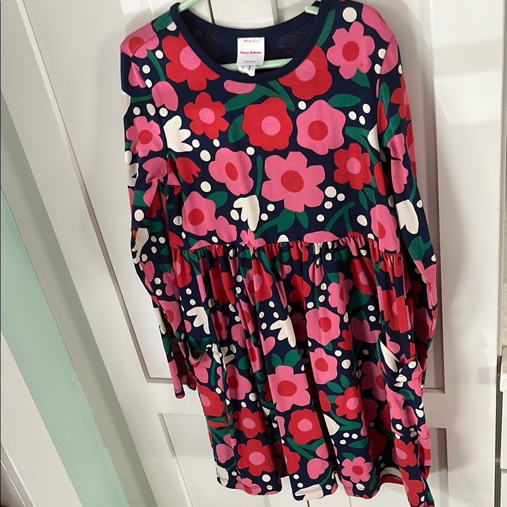 Hanna Anderson Colorful Floral Kids Dress